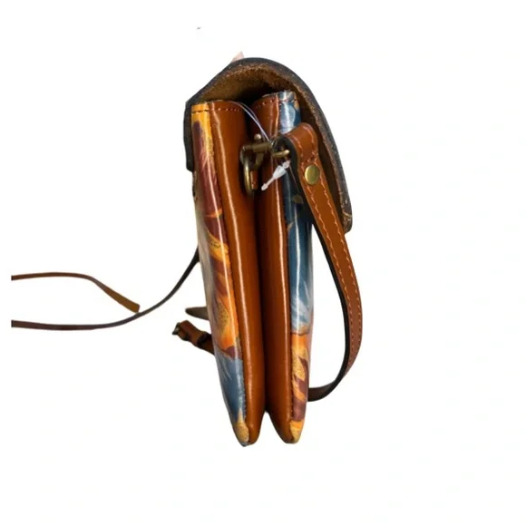NWT Patricia Nash Leather Crossbody Bag Marigold Harvest Retail $149 - Picture 5 of 8